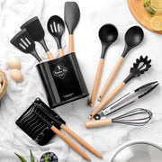 13-Piece Silicone Kitchen Utensil Set